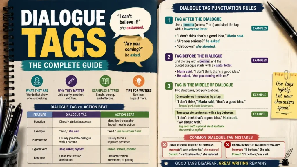 dialogue tags